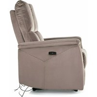 Электрический реклайнер Signal Neptun Velvet Bluvel 38 (капучино)
