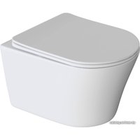 Унитаз подвесной White Wave Trend (белый глянец)