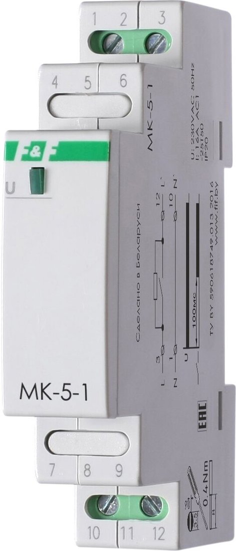 

Реле промежуточное Евроавтоматика F&F MK-5-1 EA06.002.001