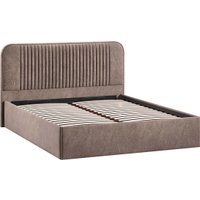 Кровать Трия Тиффани Тип 1 c ПМ и заглушиной 160x200 (микровелюр Wellmart Latte) в Бресте