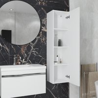  Lauter Тумба под умывальник Eva 69 (белый глянец, ручка из матовой стали)