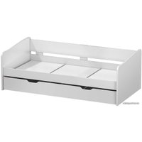 Кровать с выдвижным спальным местом Polini Kids Fun 4200 (белый)