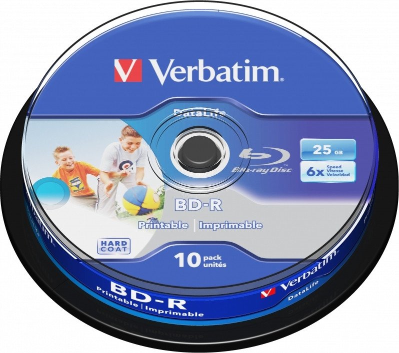 

BD-R диск Verbatim 25Gb 6x 43804 (10 шт.)