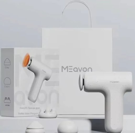 

Перкуссионный массажер Meavon Mini 3S (белый)