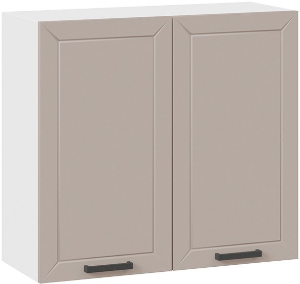 

Шкаф навесной Трия Лорас 1В8 (белый/холст латте)