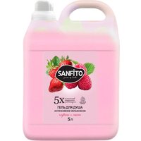  Sanfito Гель для душа Клубника и малина Интенсивное увлажнение (5 л)