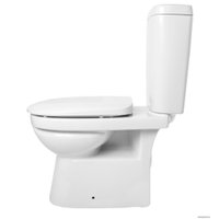 Унитаз напольный Керамин Альбано R ЖС 2-режим (с жестким сиденьем)