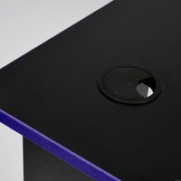 Стол TetChair Strike-1 120 Neo (черный/синяя кромка)