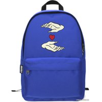 Городской рюкзак Vtrende Сердце между ладоней (светло-синий)