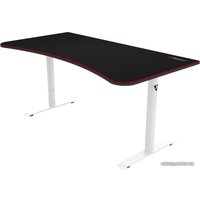 Геймерский стол Arozzi Arena Gaming Desk (черный/белый)