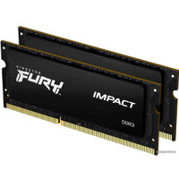 Оперативная память Kingston FURY Impact 2x8GB DDR3 SODIMM PC3-14900 KF318LS11IBK2/16
