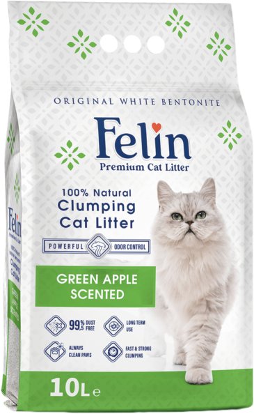 

Наполнитель для туалета Felin Green Apple Scented 10 л