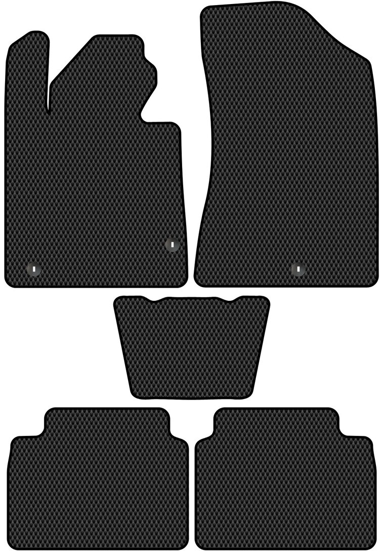 

Комплект ковриков для авто Alicosta Hyundai Sonata VIII (седан / DN8) 2019 - Н.В. (черный, ромб)