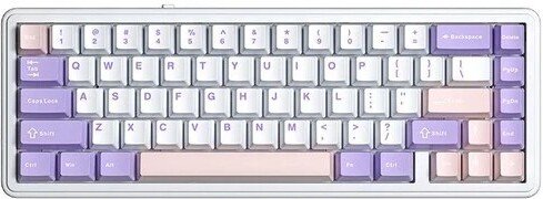 

Клавиатура AULA F65 (белый/сиреневый/розовый)