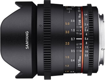 Samyang VDSLR 16mm T2.6 для Nikon F