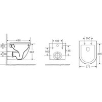 Унитаз подвесной WeltWasser Marberg 507 + Merzbach 043 GL-WT + Mar 507 SE GL-WT