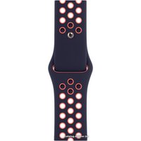 Ремешок Apple Nike 44 мм (полночный синий/манго, S/M и M/L) MG3X3