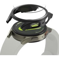 Чехол Ringke Slim & Tempered Glass для Galaxy Watch 7 (44mm) Titanium Black