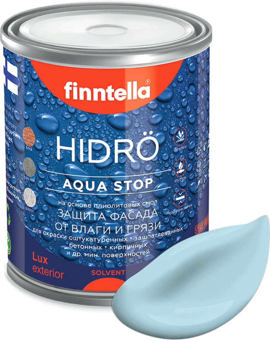 

Краска Finntella Hidro Taivaallinen F-14-1-1-FL017 0.9 л (нежно-голубой)