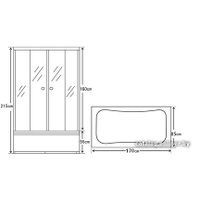 Душевая кабина Pegas P7261