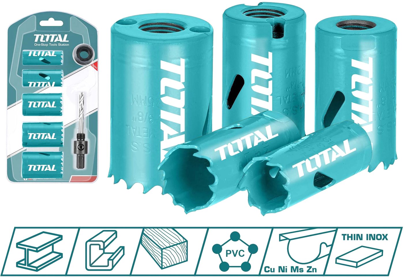 

Набор коронок Total TACSH1071 (7 пр.)