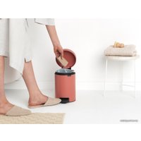 Мусорное ведро Brabantia Pedal Bin NewIcon 3 л (терракотовый)