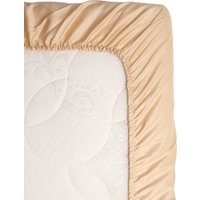 1.5-спальный комплект постельного белья Loon Adelina (1.5-спальный, наволочка 50x70, бежевый)
