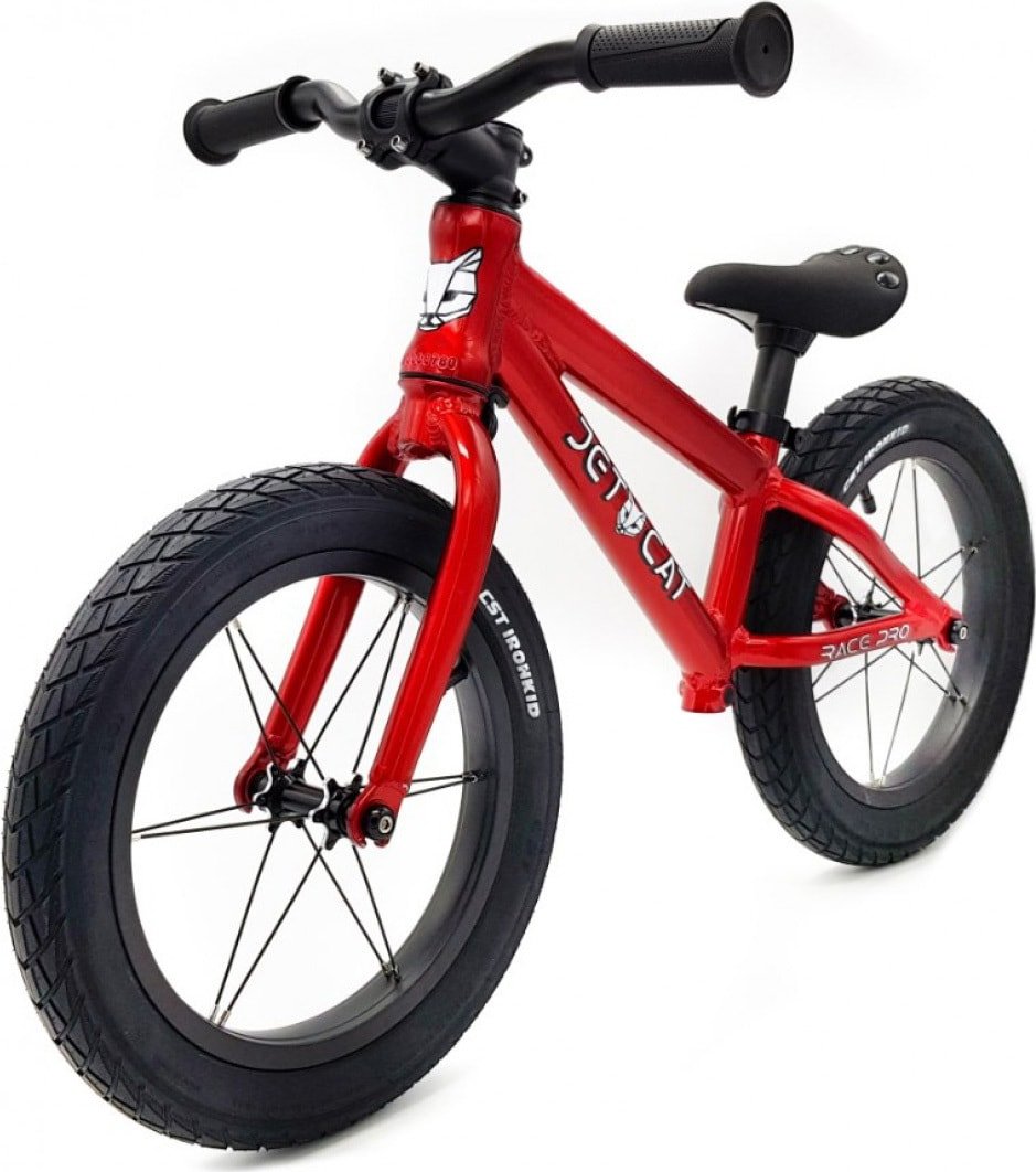 

Беговел JetCat Race Pro 14" (без подножки, royal red)