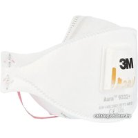 Респиратор-полумаска 3M Противоаэрозольная фильтрующая полумаска Aura 9332+