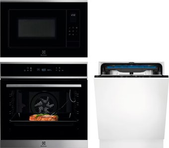 Комплект встраиваемой техники Electrolux COE7P31X2 + LMS4253TMX + EEM48321L