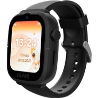 Детские умные часы Elari KidPhone 4G Go (черный)