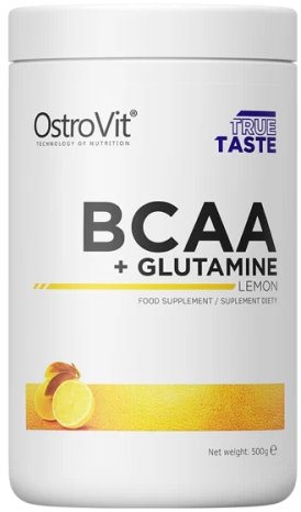 

BCAA OstroVit BCAA + Glutamine (лимон, 500г)