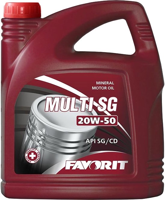 

Моторное масло Favorit Multi SG 20W-50 5л