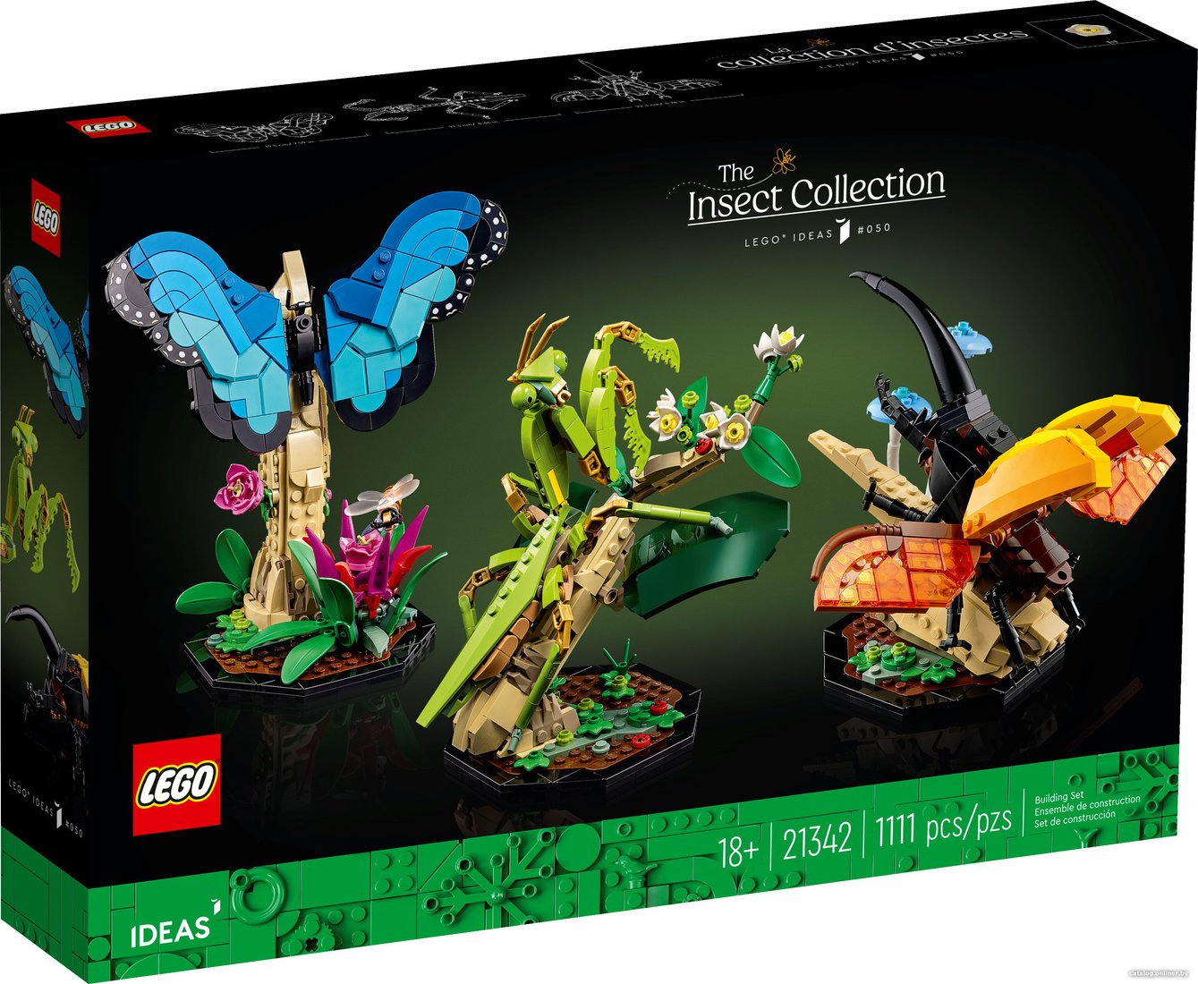 Конструктор LEGO Ideas 21342 Коллекция насекомых