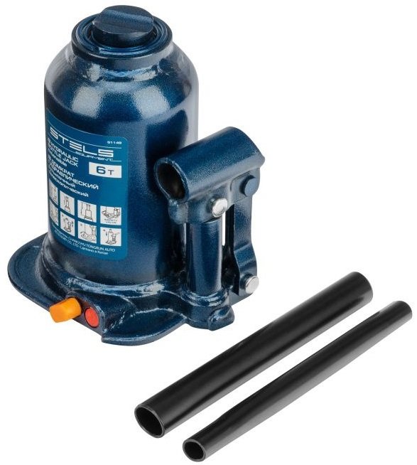 

Бутылочный домкрат Stels 51149 6т