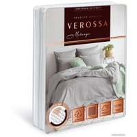 Евро комплект постельного белья Нордтекс Verossa Евро Melange Silver VRM 2515 Silver Д12 23
