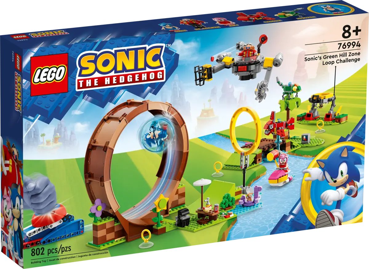 

Конструктор LEGO Sonic the Hedgehog 76994 Задача Соника Петля в зоне Зеленого холма