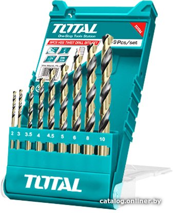 Набор сверл Total TACSD0095 (9 шт)