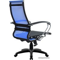 Офисное кресло Metta SK-2-BK Комплект 9, Pl тр/сеч (пластиковые ролики, васильковый)