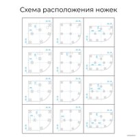 Душевой поддон RGW ST/R-W 16153100-01 100x100