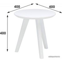 Журнальный столик Мебелик Лоренцо малый (молочный дуб)