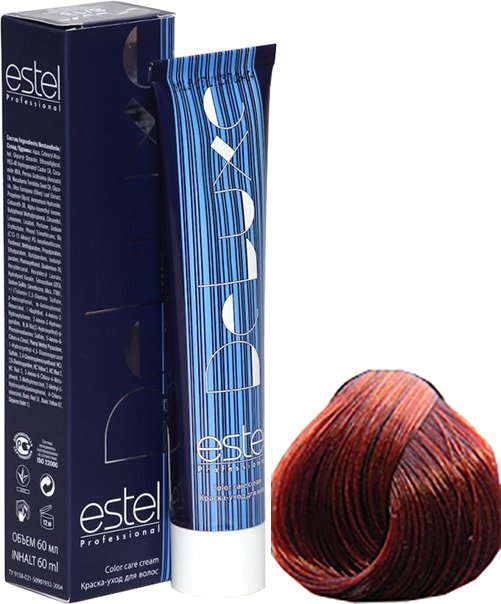 

Крем-краска для волос Estel Professional De Luxe 6/50 темно-русый красный для седины