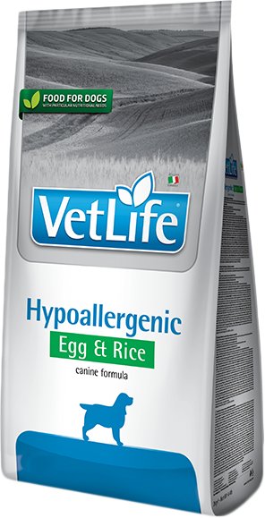 

Сухой корм для собак Farmina Vet Life Hypoallergenic Egg&Rice Dog (для снижения пищевой аллергии) 2 кг