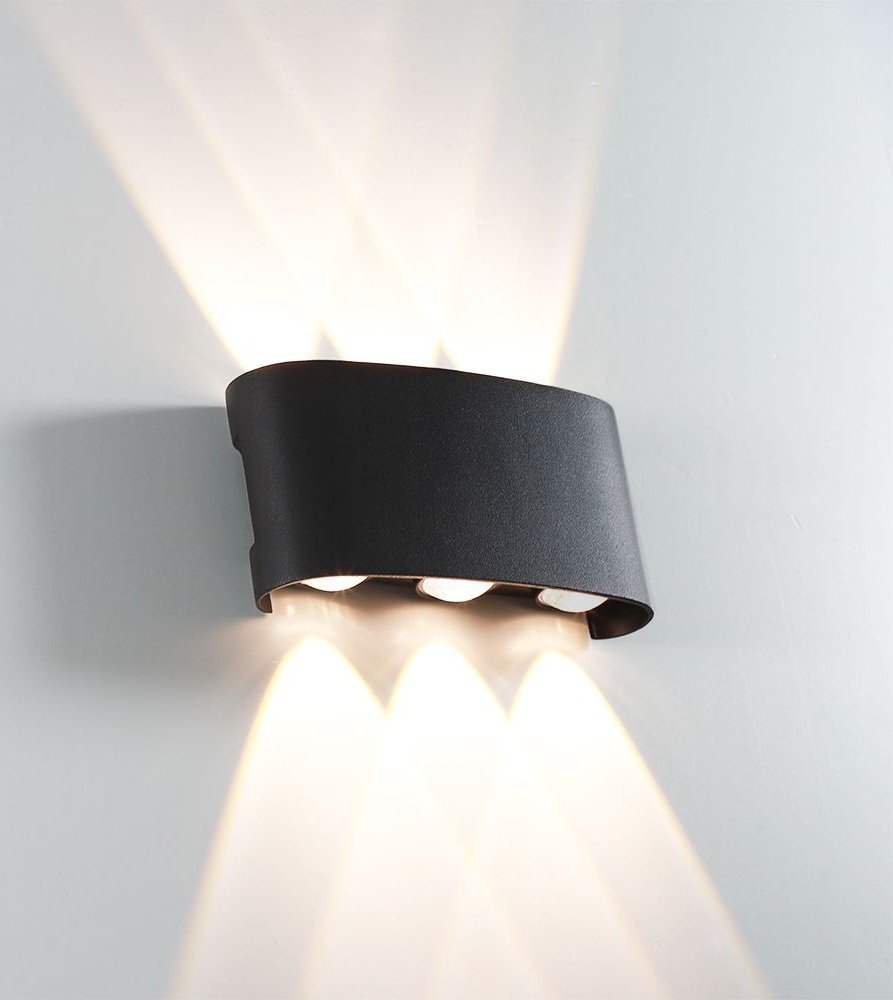 Уличный настенный светильник Arte Lamp Bosto A3122AL-6BK