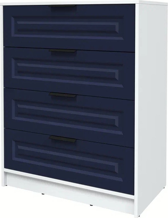 

Комод Интерлиния Концепт КТ-К80 Деко (белый платинум/индиго)