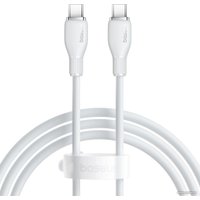 Кабель Baseus Pudding Series Fast Charging Cable 100W USB Type-C - USB Type-C (2 м, белый)