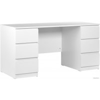 Стол Mio Tesoro Кастор 6 ящиков 151x65 2.03.06.040.1 (белый)
