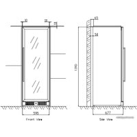 Винный шкаф Cold Vine C110-KBT2