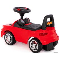 Каталка Полесье SuperCar №6 со звуковым сигналом 84590 (красный)