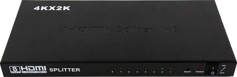 

Разветвитель USBTOP 1x8 HDMI UltraHD 4K 3D, активный